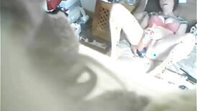 My mum masturbating on bed caught by hidden cam
