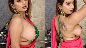 Enjoy Ankita Dave's latest live show with big boobs