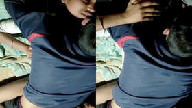 Desi girl engages in intense sexual activity with her partner in a rural setting