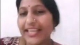 Indian aunt's explicit video featuring mature woman