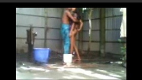 Indian pair discovered engaging in intimate activities while bathing