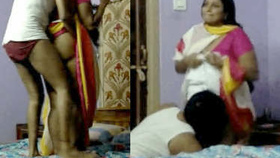 A young man receives intense anal sex from a gorgeous Tamil woman