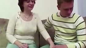 Step Mom Seduce Young Boy to Fuck When Home Alone