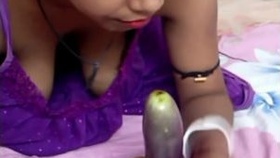 Indian housewife receives oral sex and blessings from her husband while fondling her breasts