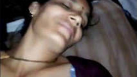 Indian spouse gives oral and anal sex to her partner