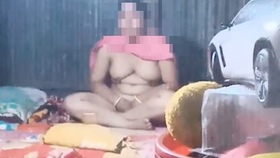 Aunt Desi's voluptuous figure is showcased in a sensual video