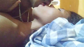 Sri Lankan spouse gives oral pleasure and rides partner's penis