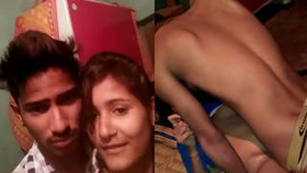 An adorable Indian woman experiences intense anal penetration from a man