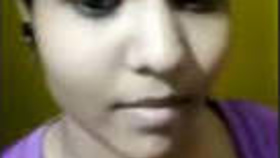 Indian woman has a video call