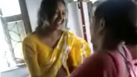 A South Asian girl has fun in a hostel
