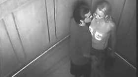 Couple have sex in elevator forgot there is a camera