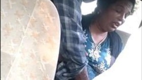 Indian aunt shares intimate moments with lover in car