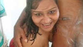 Indian wife gives a sensual handjob in high definition