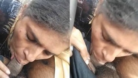 Indian housewife performs oral sex