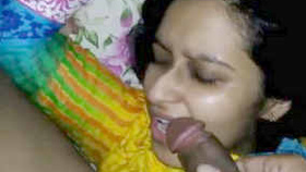 Indian beauty's steamy blowjob performance in hot play