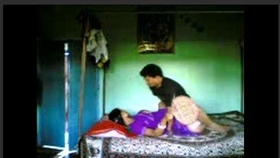 A Bengali wife quickly engages in intimate activities with her husband