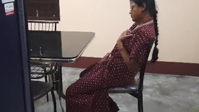 An Indian housewife has sex with her boyfriend's mother in the kitchen