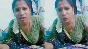 Indian aunt's sensual self-portrait on camera