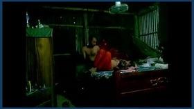 A novice couple indulges in passionate lovemaking during a warm afternoon