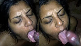 Indian prostitute enjoys semen