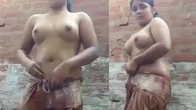 Sensual Punjabi matron engages in erotic play