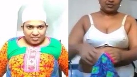 Chubby Indian aunt