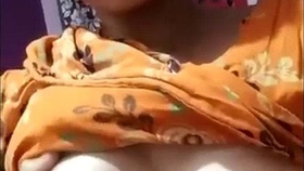 Desi stunner showcases her voluptuous figure in a heated video