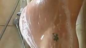 Pregnant Blonde teen Slut Taking A Shower