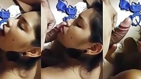 Desi maid sucks on my huge inch cock after a hard day XXX sex