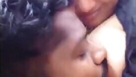 Desi lover sucking boobs