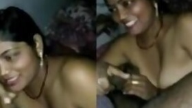 Desi Randi Giving hot Blowjob Client