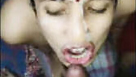 Sapna Bhabhi Blowjob and Taking Cum on Face Live Show