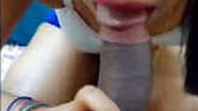Horny Desi black Girl Blowjob