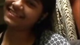 Desi indian girl shows her breasts during skype call