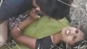 Hot beautiful bhabi fucks in the open air