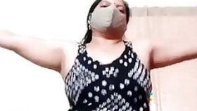 Auntie Desi Marathi performs a sexy dance in front of the camera