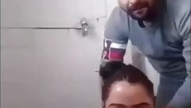 Indian couple in the shower