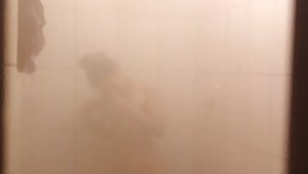filming my sexy cousin taking a shower