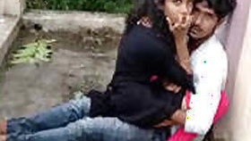 Outdoor banging session with a kinky Indian couple