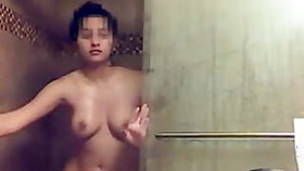 awesome desi in the shower selfies mms