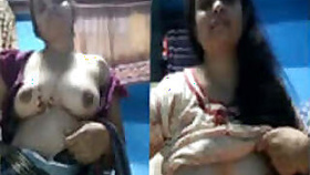 Desi bhabhi shows her nude boobs all clips full hd video