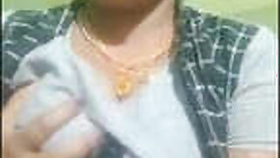 The excited look on Bhabha's face, showing off her pussy