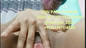 Indian Bhabhi Live Shows off her hot deep pussy