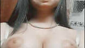 Indian hot sexy college student shows her boobs